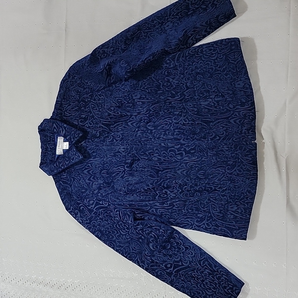 Women's C.J. Banks Blazer, Blue, Size X, Pre-Owned - Picture 2 of 9